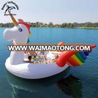 Wholesale Extra Large Giant 6 Person Party Bird Inflatable Peacock Unicorn Flamingo Pool Float Island Water Lake Raft Lounge