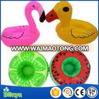 FLAMINGO Beverage Boat Inflatable Cup Drink Can Holder Pool Floating