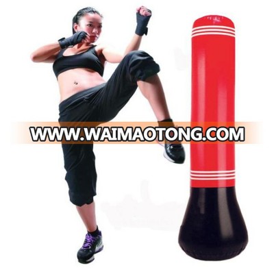 Red/Yellow/Blue PVC Boxing toy inflatable Punching Tumbler Column for Boxer Training