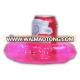 Water drink tray cup holder Pink Heart tray inflatable Heart shape holder for pool