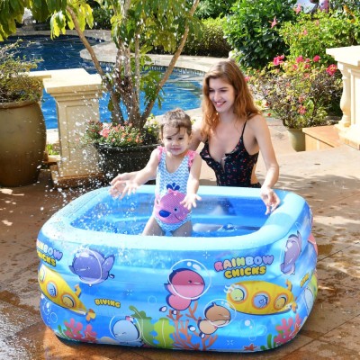 Wholesale Inflatable Pool Full Sized Family Inflatable Lounge Swimming Pool Kiddie pools for Kids swimming pool Summer Water Par